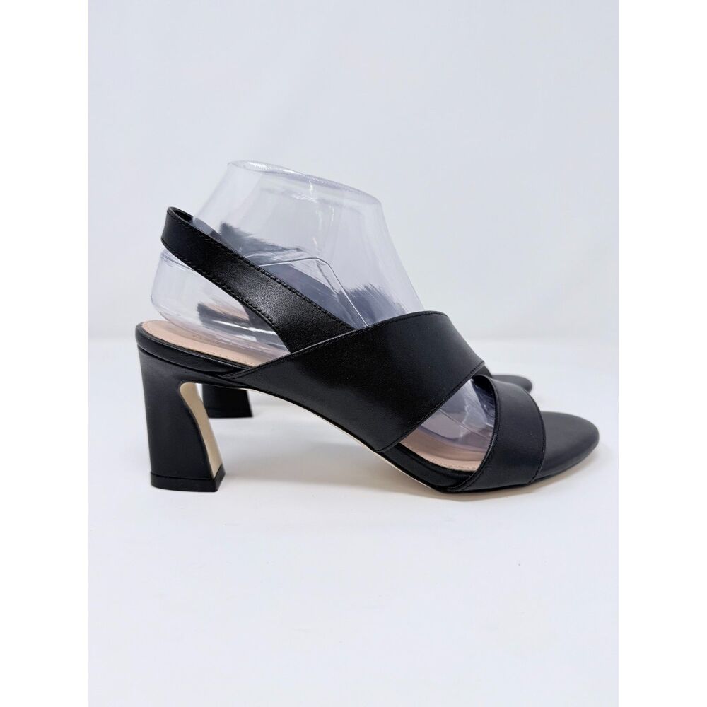 BNIB Cole Haan Grand 360 Amalia 65 Strappy Heeled Sandals in Black Leather Sz 9 - Picture 4 of 14